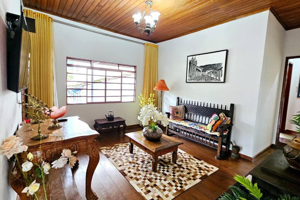 Villa Casa Dos Coelhos, 750M Do Centro, Ate 12 Pessoas Tiradentes Exterior foto
